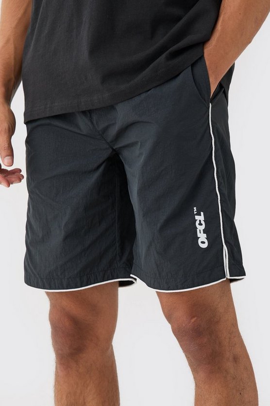 Teflon Laufshorts mit Paspeln