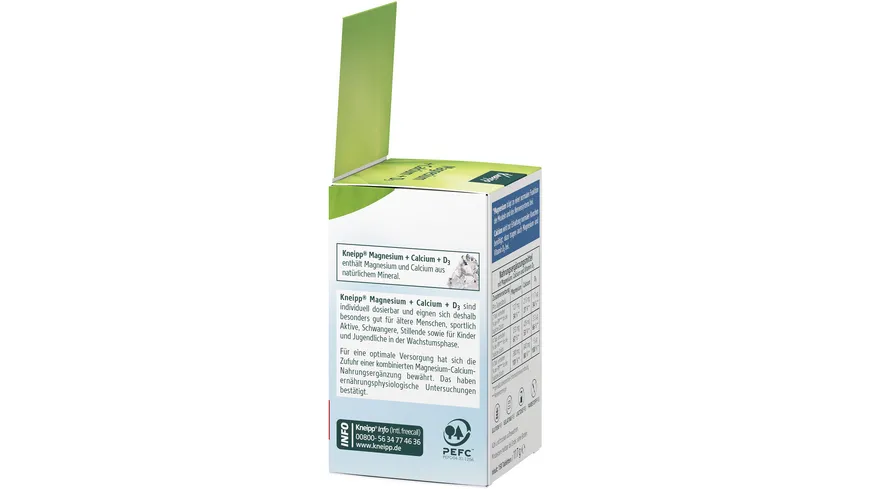Kneipp Magnesium + Calcium + D3