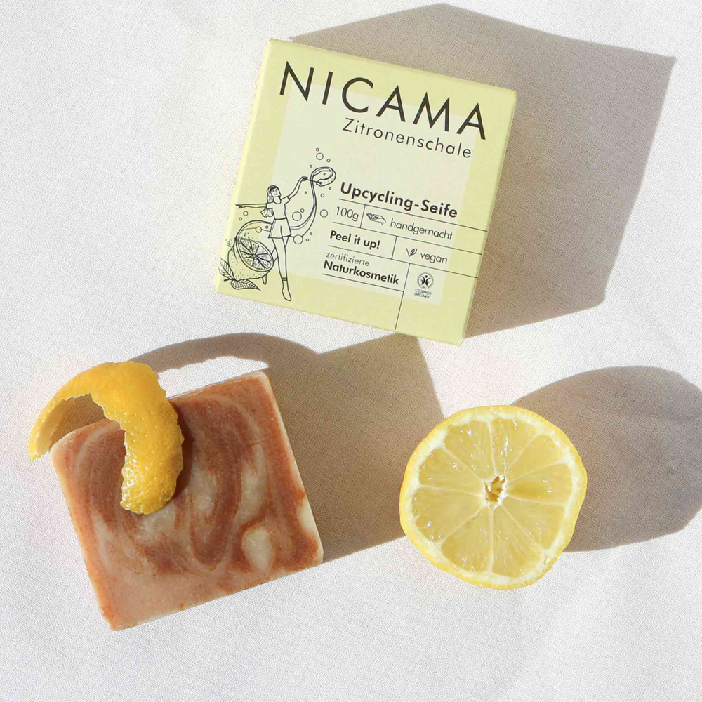 Nicama Upcyclingseife - Zitronenschale 100 g