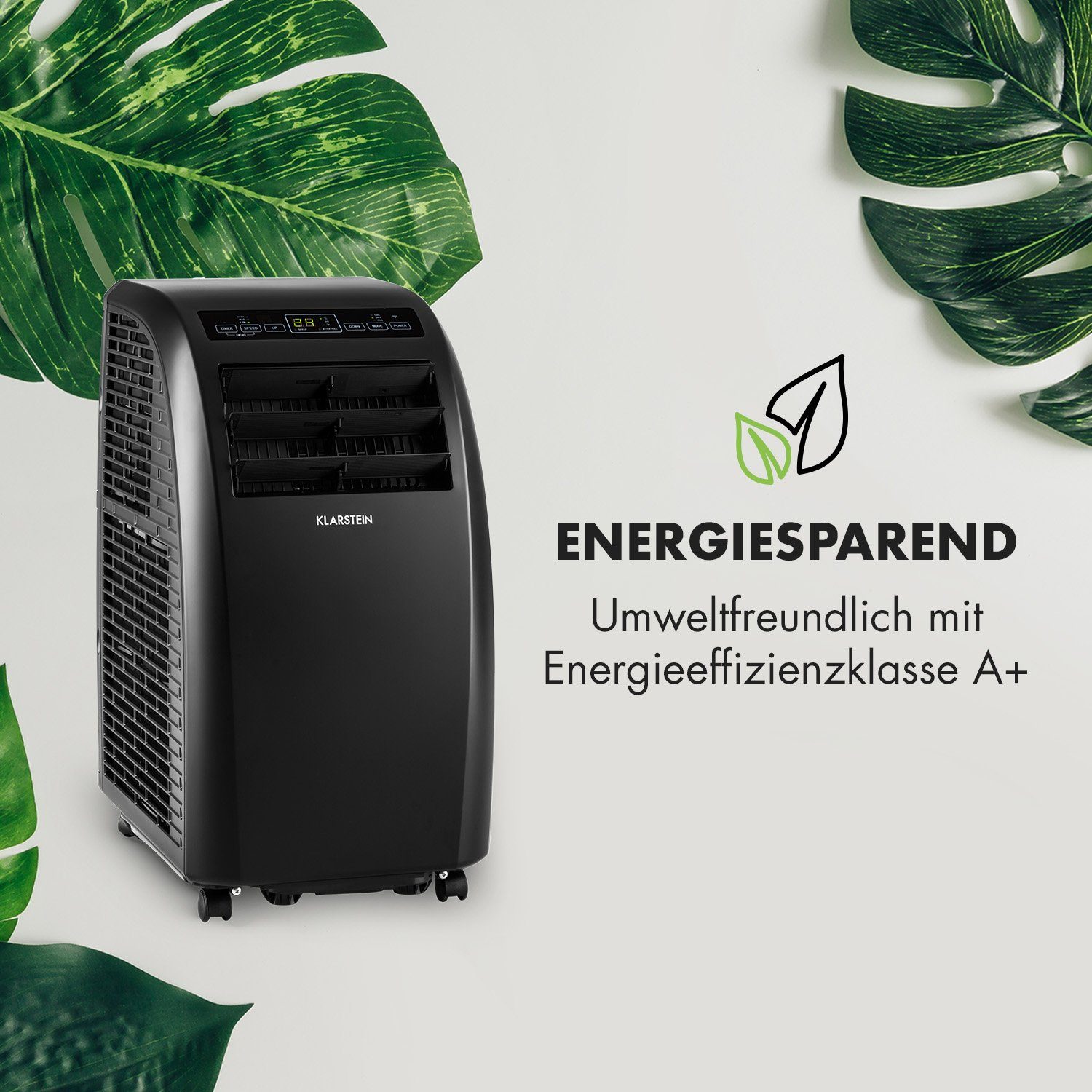 Klarstein Klimagerät Metrobreeze Rom Smart, Klimagerät mobil Air Conditioner Kühlgerät Luftkühler