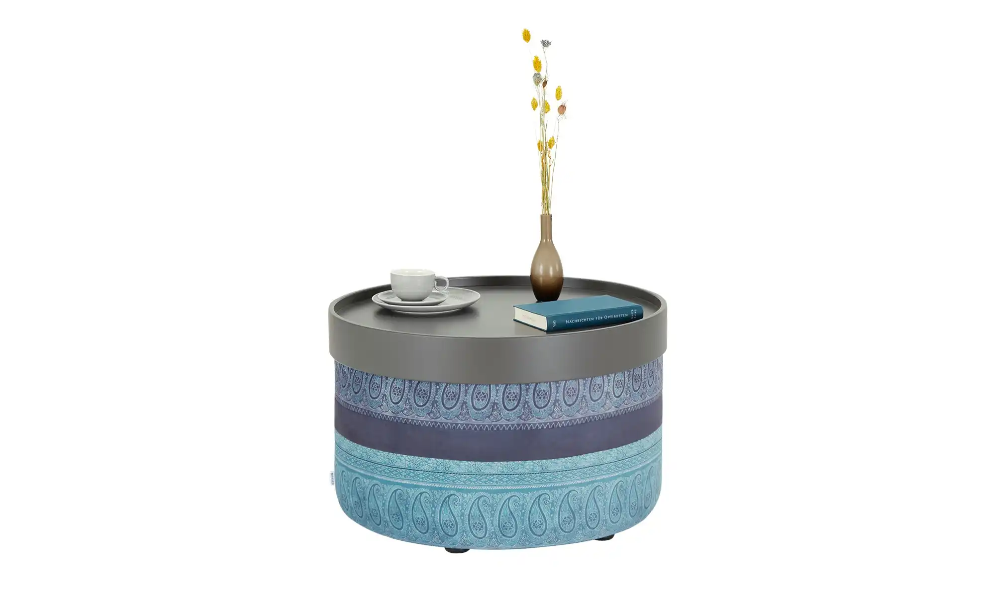 bassetti by SCHRÖNO Pouf aus Velours Tino