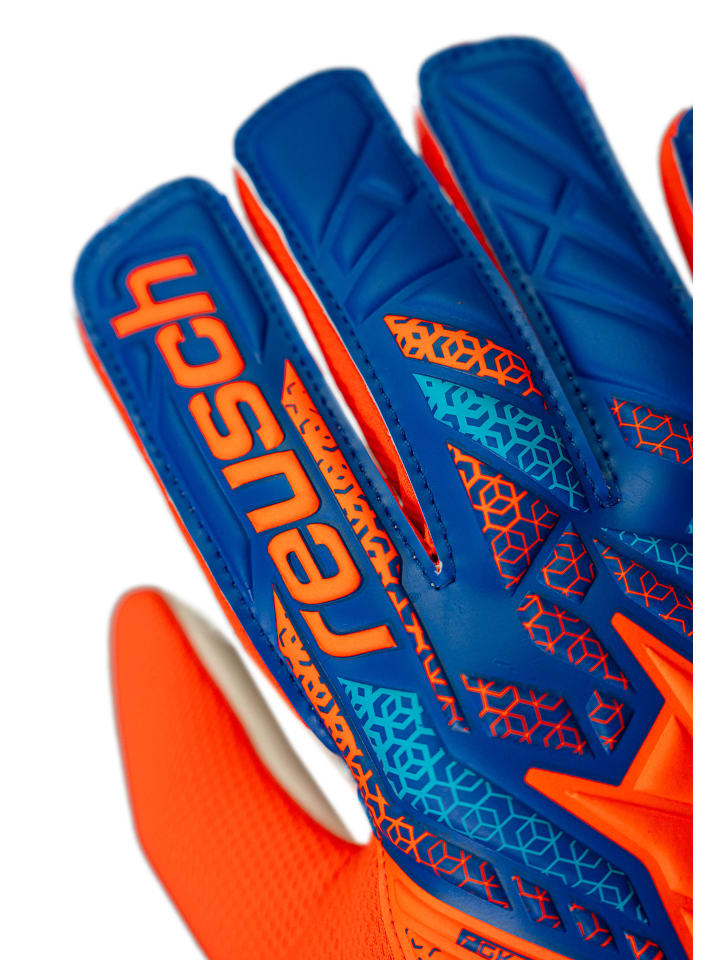 Reusch Torwarthandschuhe Attrakt Starter Solid Junior in 2290 shocking orange/blue günstig kaufen