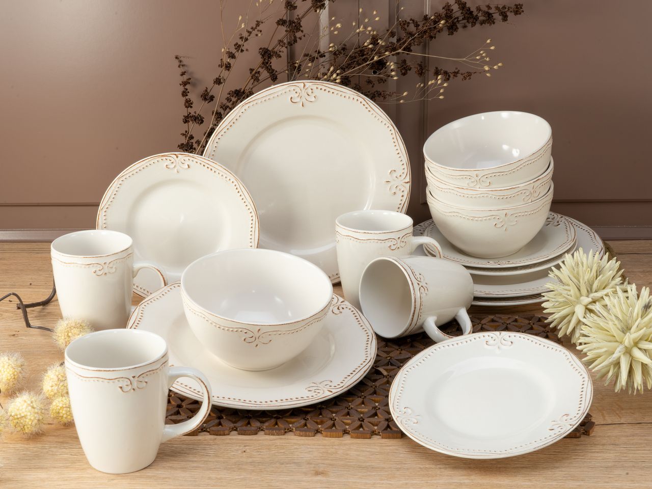 CreaTable Romantic Vintage Kombiservice 16-tlg