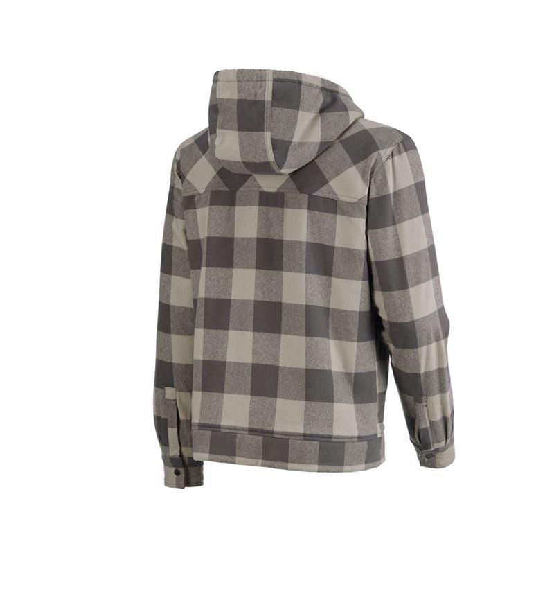 Karo-Kapuzenjacke e.s.iconic
