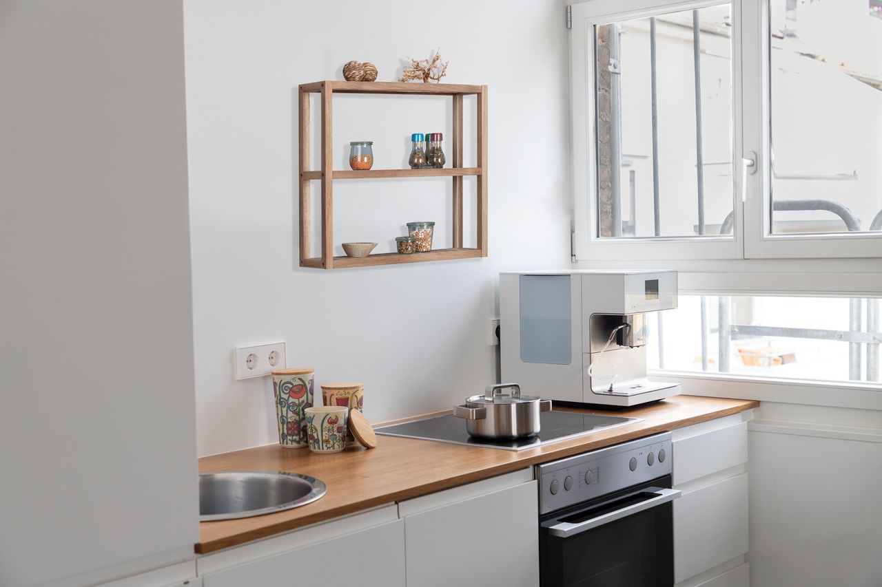 Wenko Wandregal Mod. Acina, Badezimmerregal, Wohnregal, FSC® zertifiziert