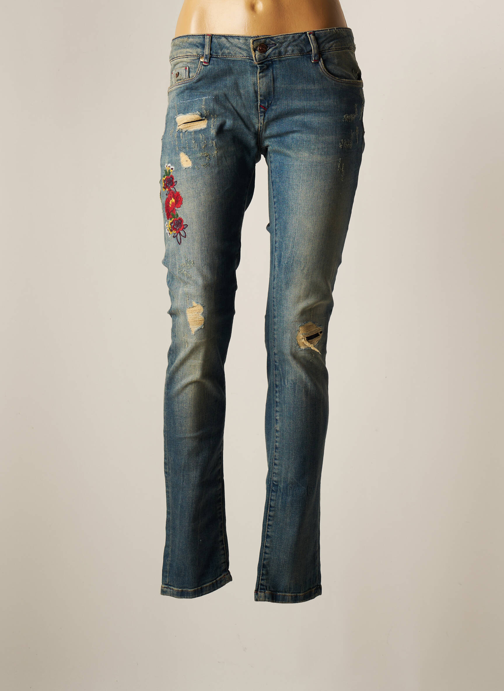 Kaporal Jeans Coupe Slim Femme couleur bleu