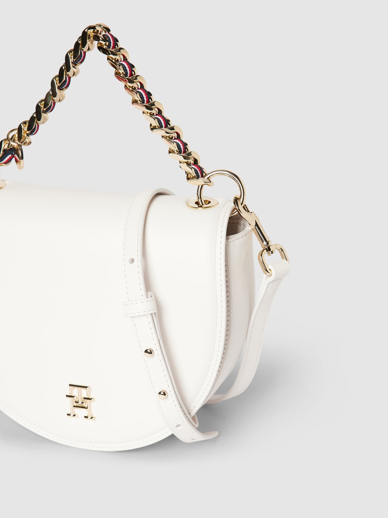 Saddle Bag mit Label-Applikation in weiß