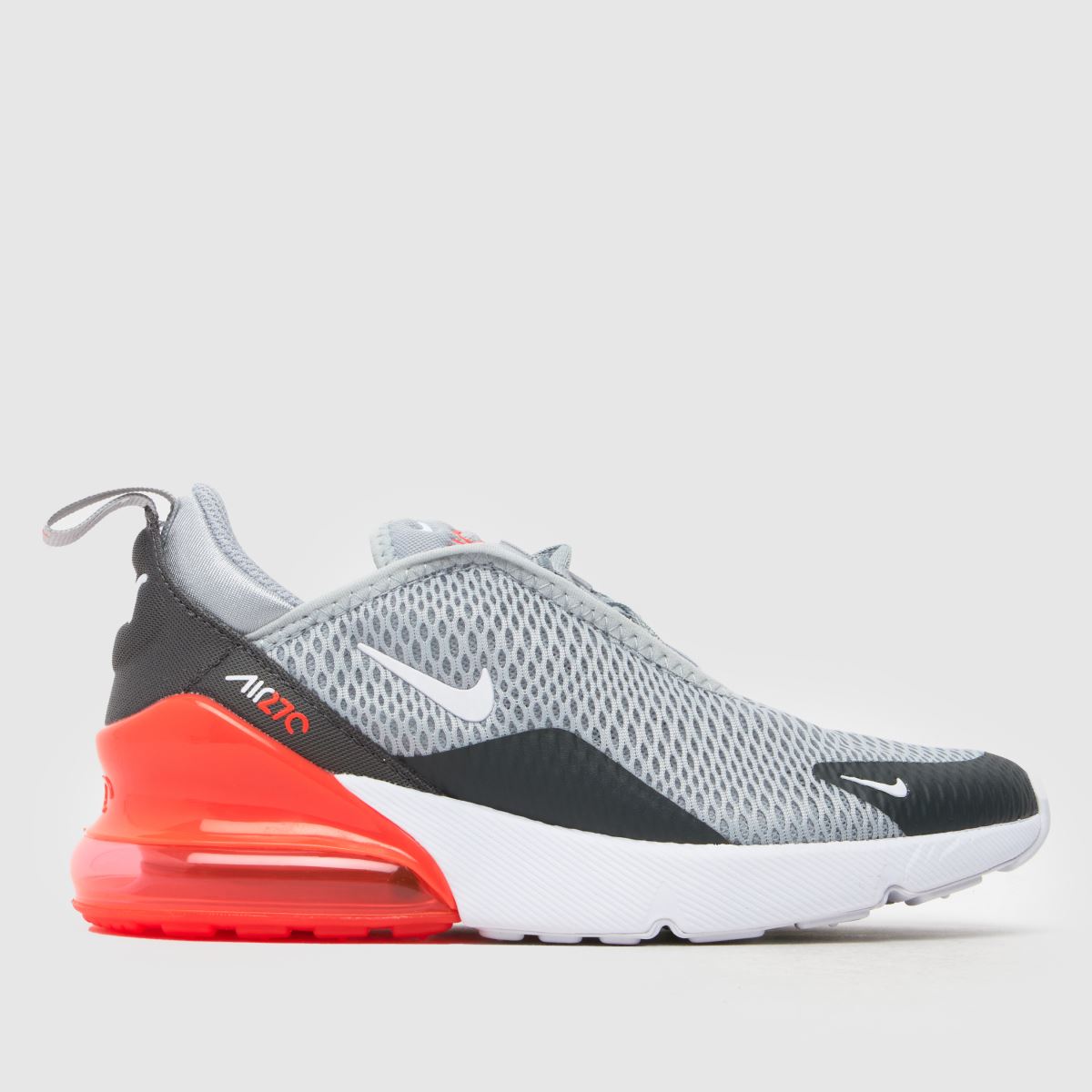 Nike grå multifärgade Air Max 270 Pojkar Junior träningsskor