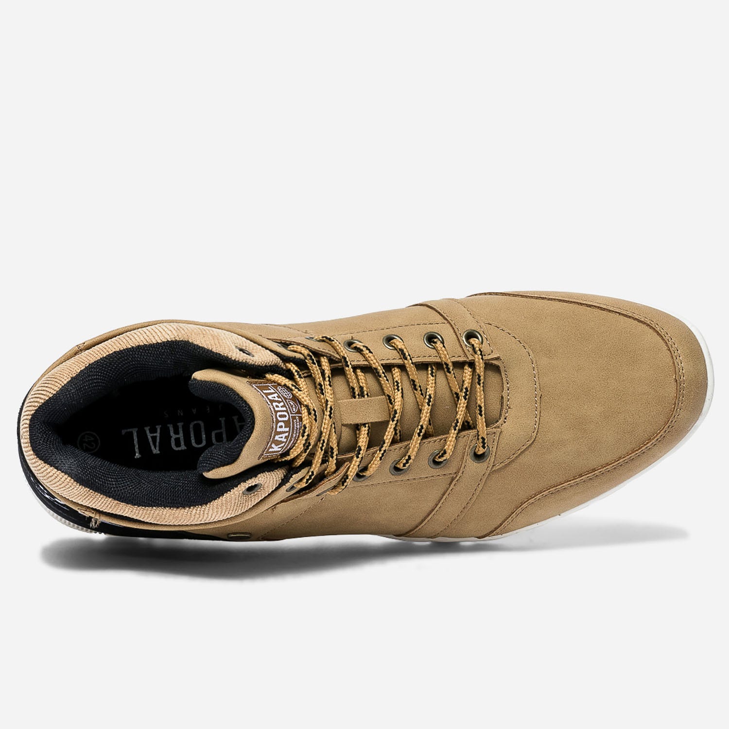 Basket KAPORAL jaune ocre et noire