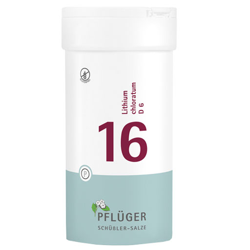 BIOCHEMIE Pflüger 16 Lithium chloratum D 6 Tabl.  400 St  Tabletten