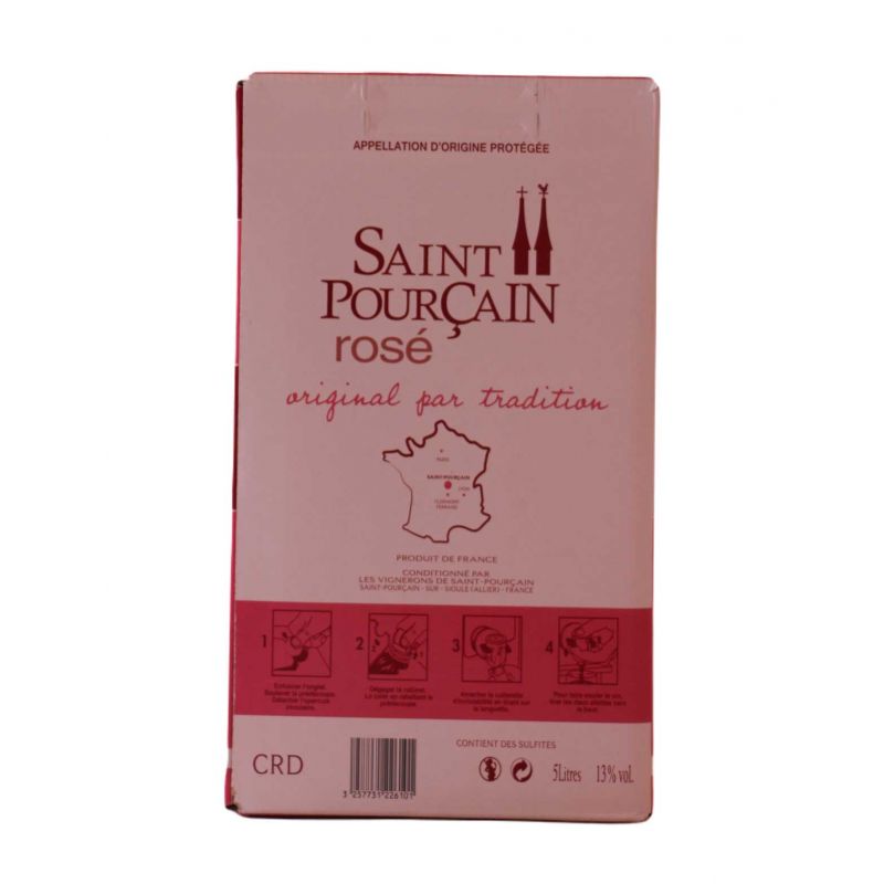 Vignerons De Saint Pourçain Rosé 5 L