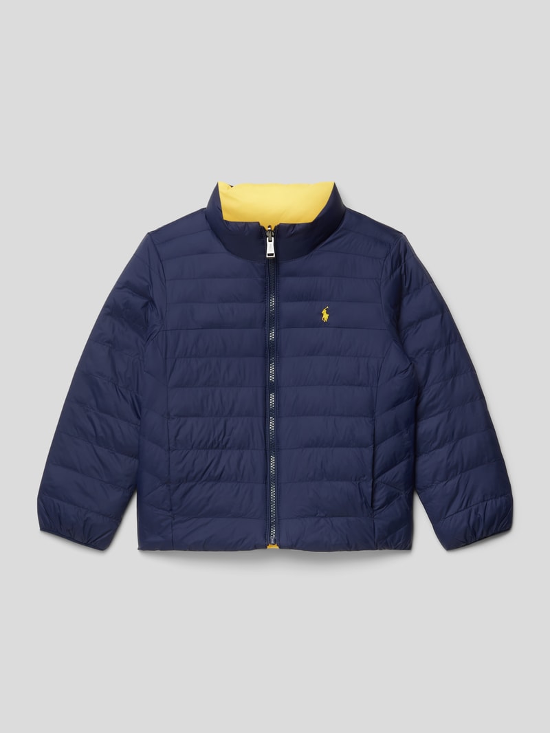 Steppjacke mit Wendefunktion Modell 'TERRA' in marineblau