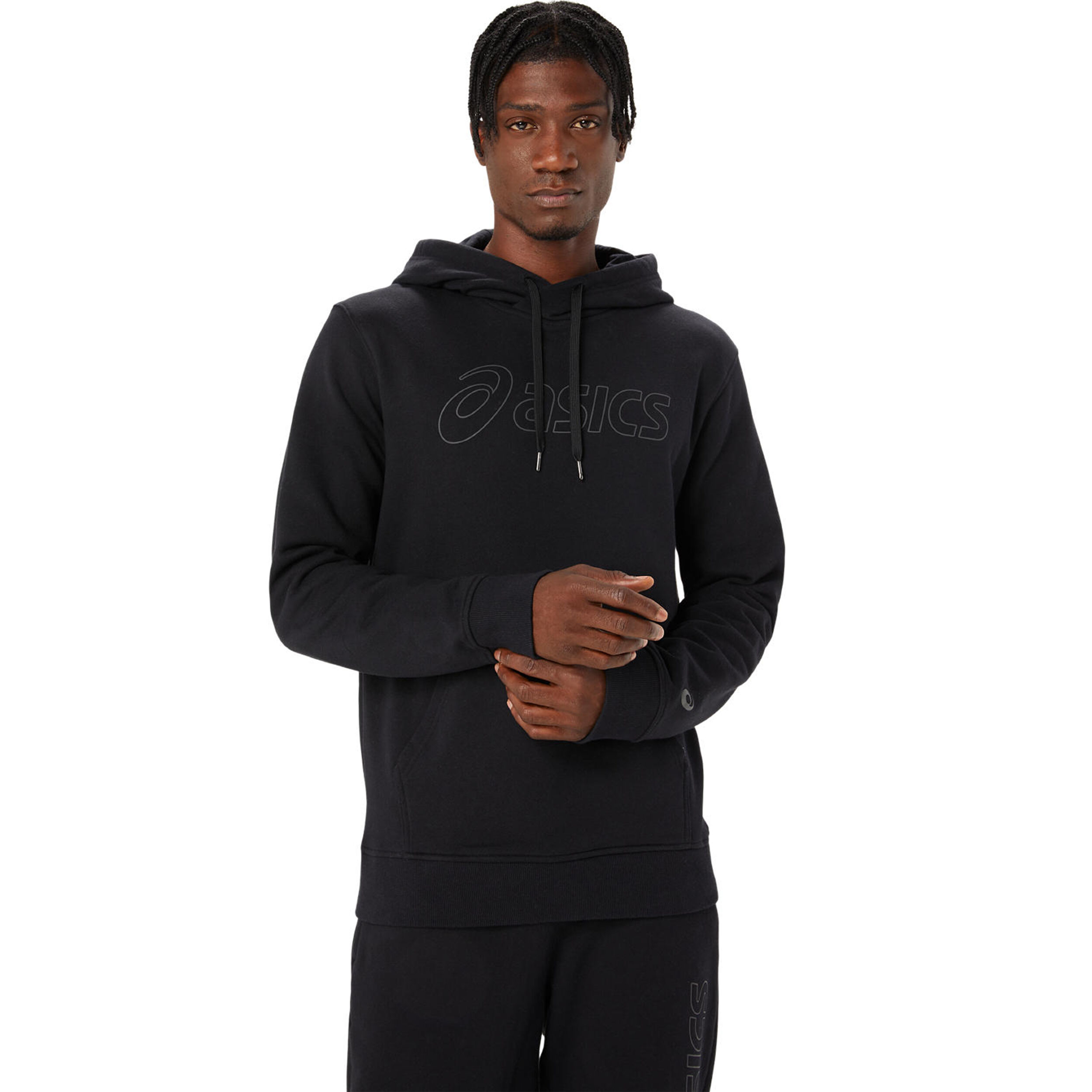 Logo Hoody Herren - Schwarz, Grau