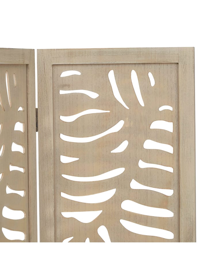 Homestyle4u 3-tlg. Paravent in Braun 120x170 günstig kaufen onesize