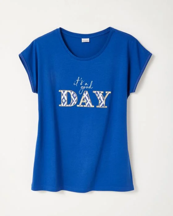 Pyjama fantaisie maille jersey pur coton peigné