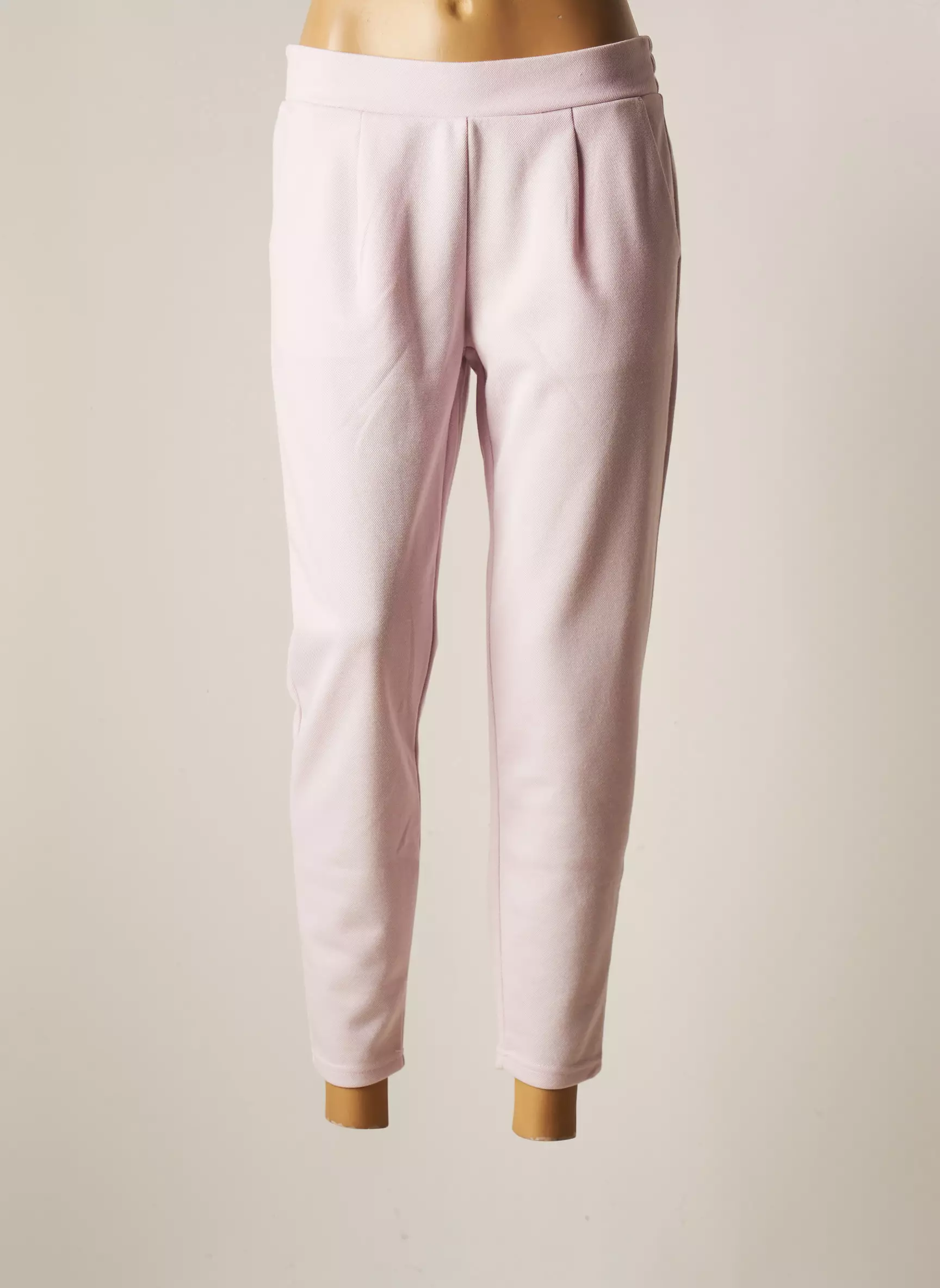 Ichi Pantalon7 8 Femme couleur violet