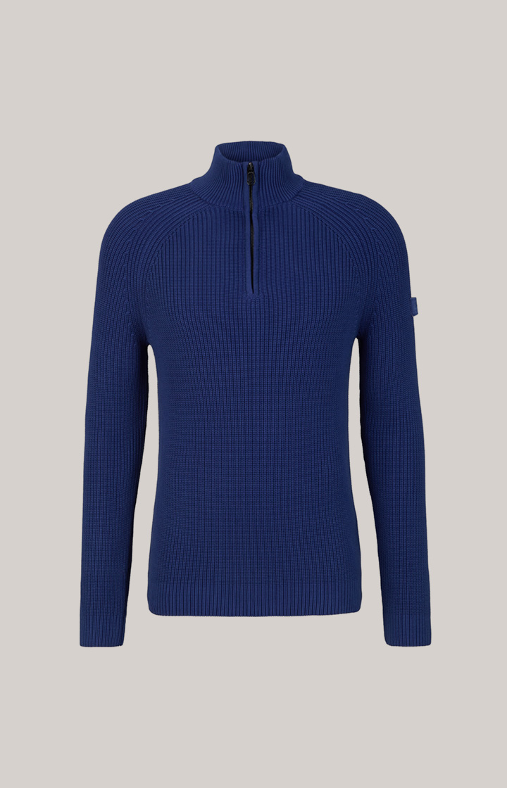 Baumwoll-Pullover Henricus in Blau