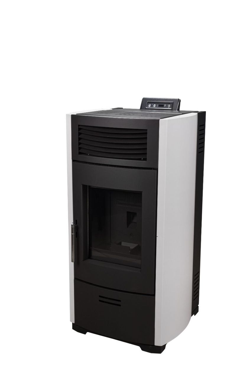 Moeby24 Pelletofen 6,57 KW Pelletheizung Heizung Kamin Pelletkamin A  V01