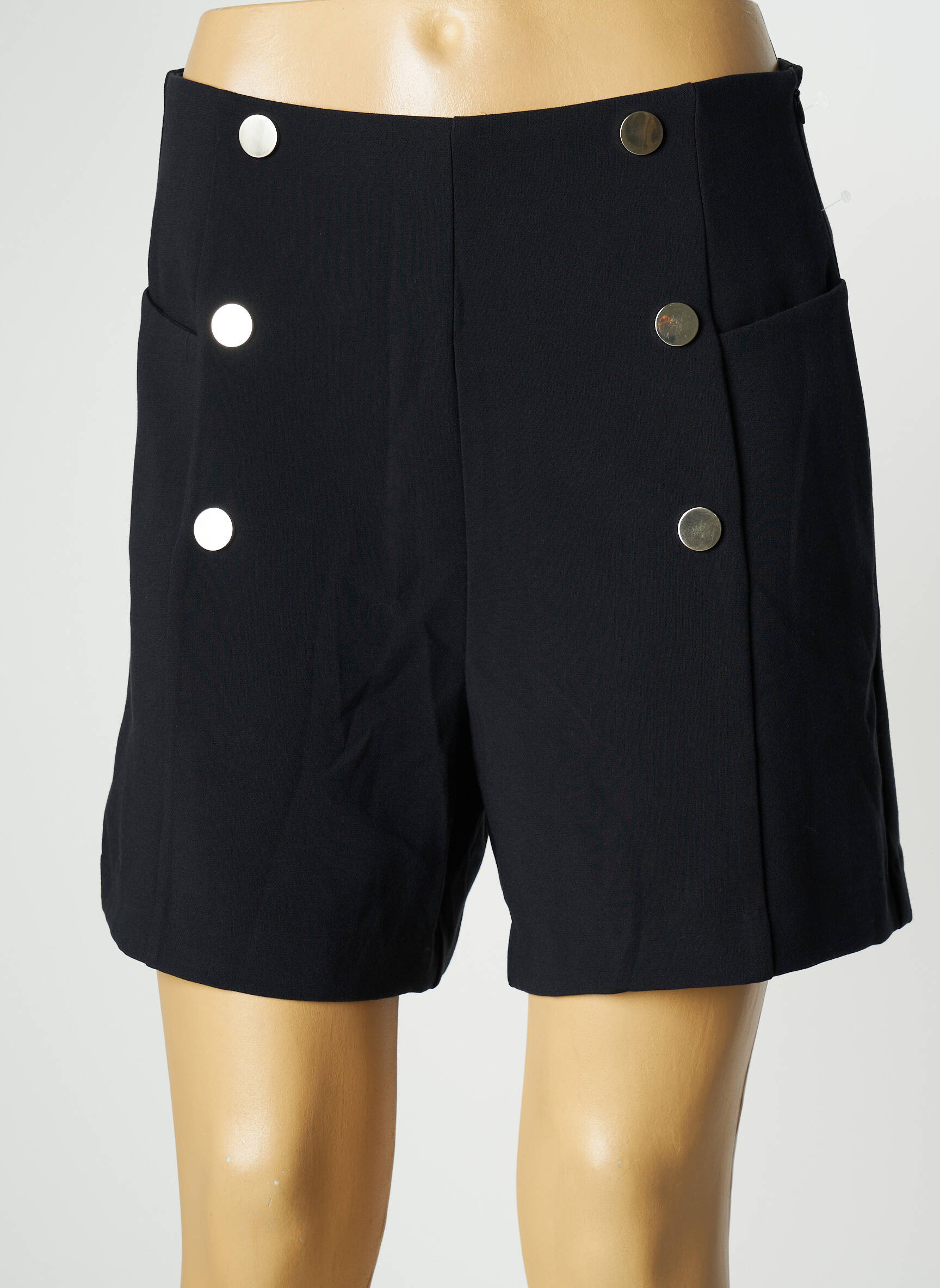 Cache Coeur Shorts 1 Femme couleur noir