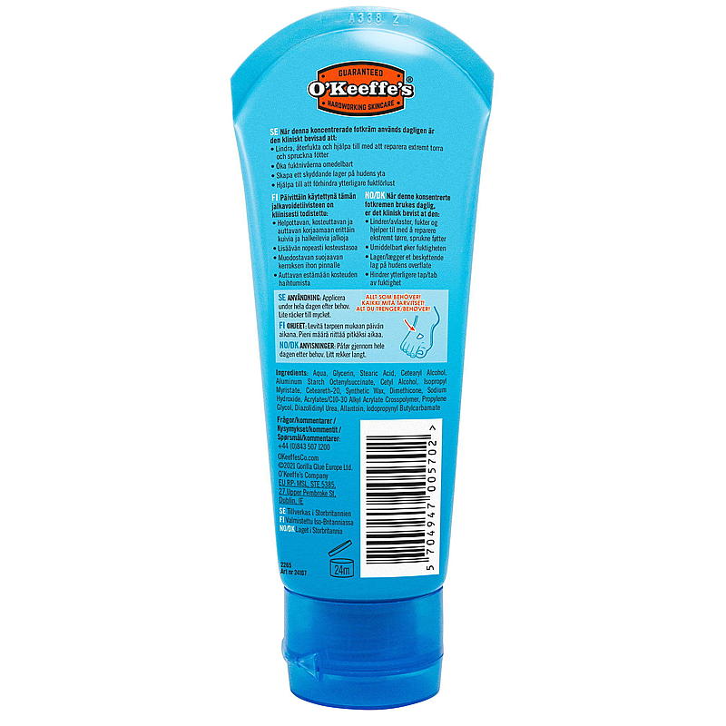 O`Keeffe`s Fotkrem 85 g Healthy feet O`Keeffe`s