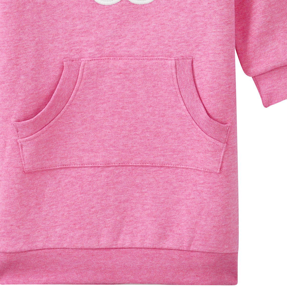 Mädchen Sweatkleid mit Katzen-Applikation