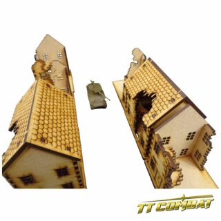 Ruined Town House Set (15 mm)