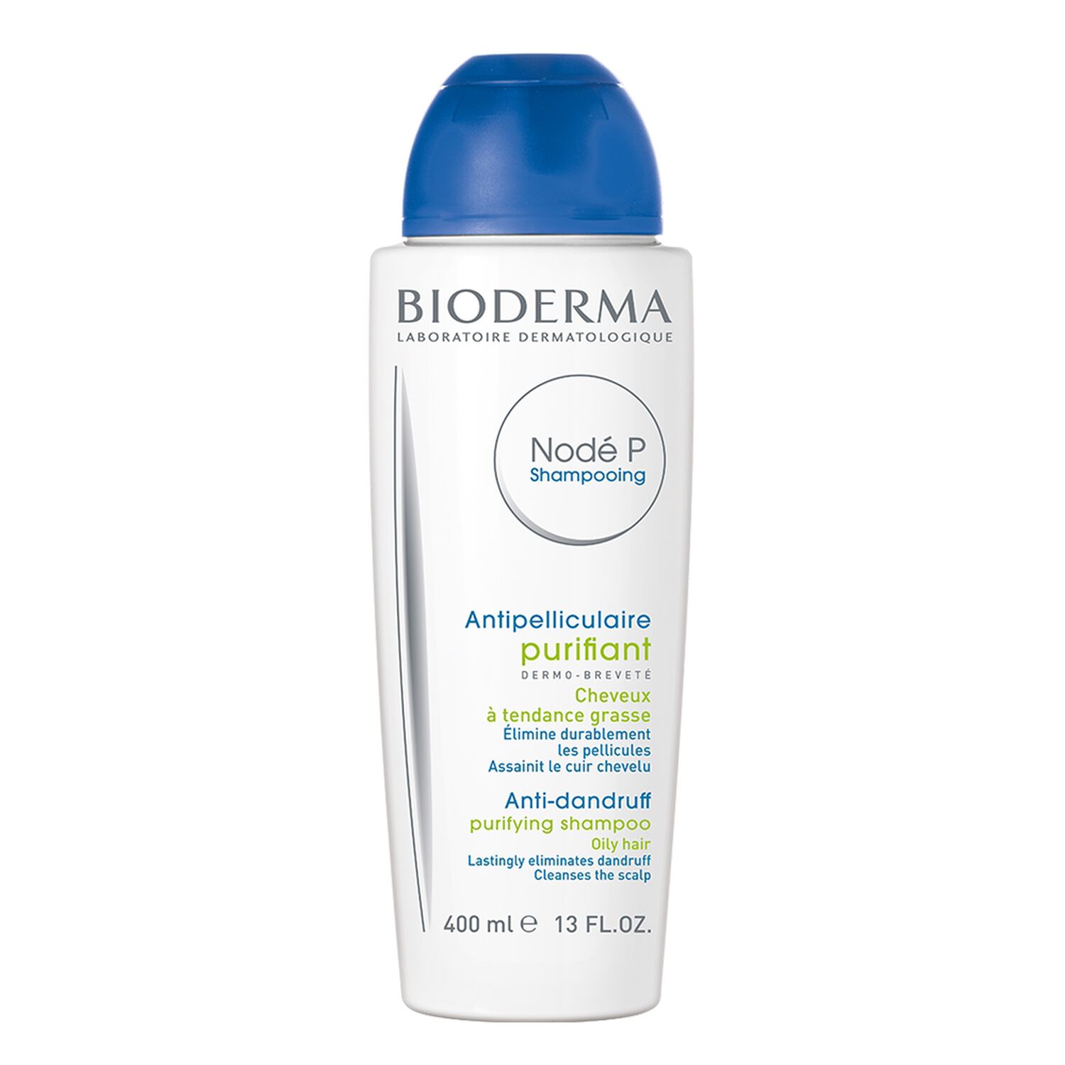 Bioderma Nodé P Shampooing Antipelliculaire Purifiant - Cheveux à Tendance Grasss 400ml