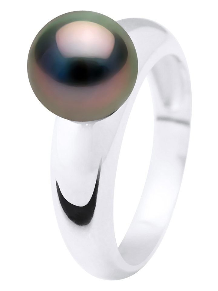 ATELIERS SAINT GERMAIN Silber-Ring mit Tahitizuchtperle günstig kaufen