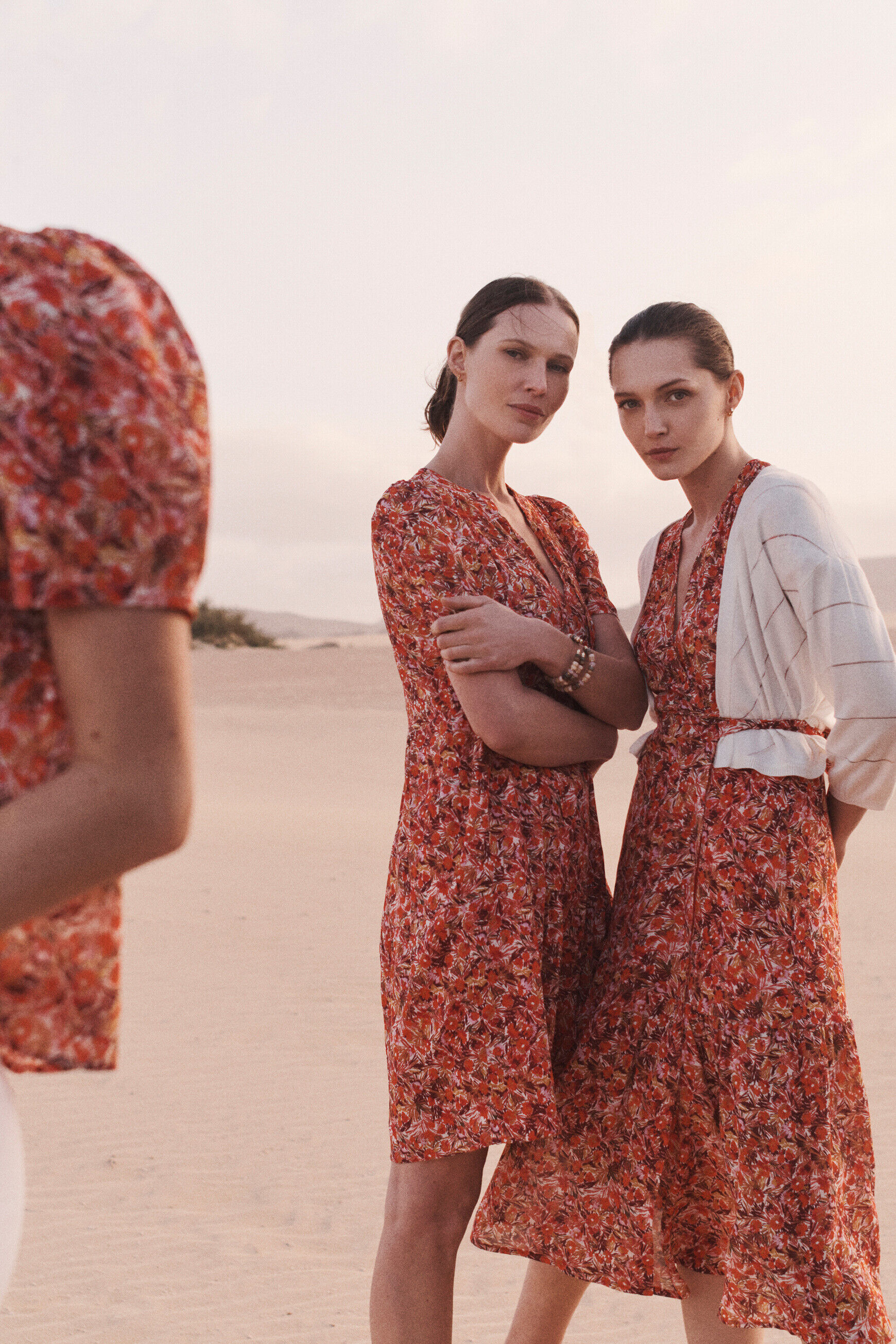 robe lana orange femme