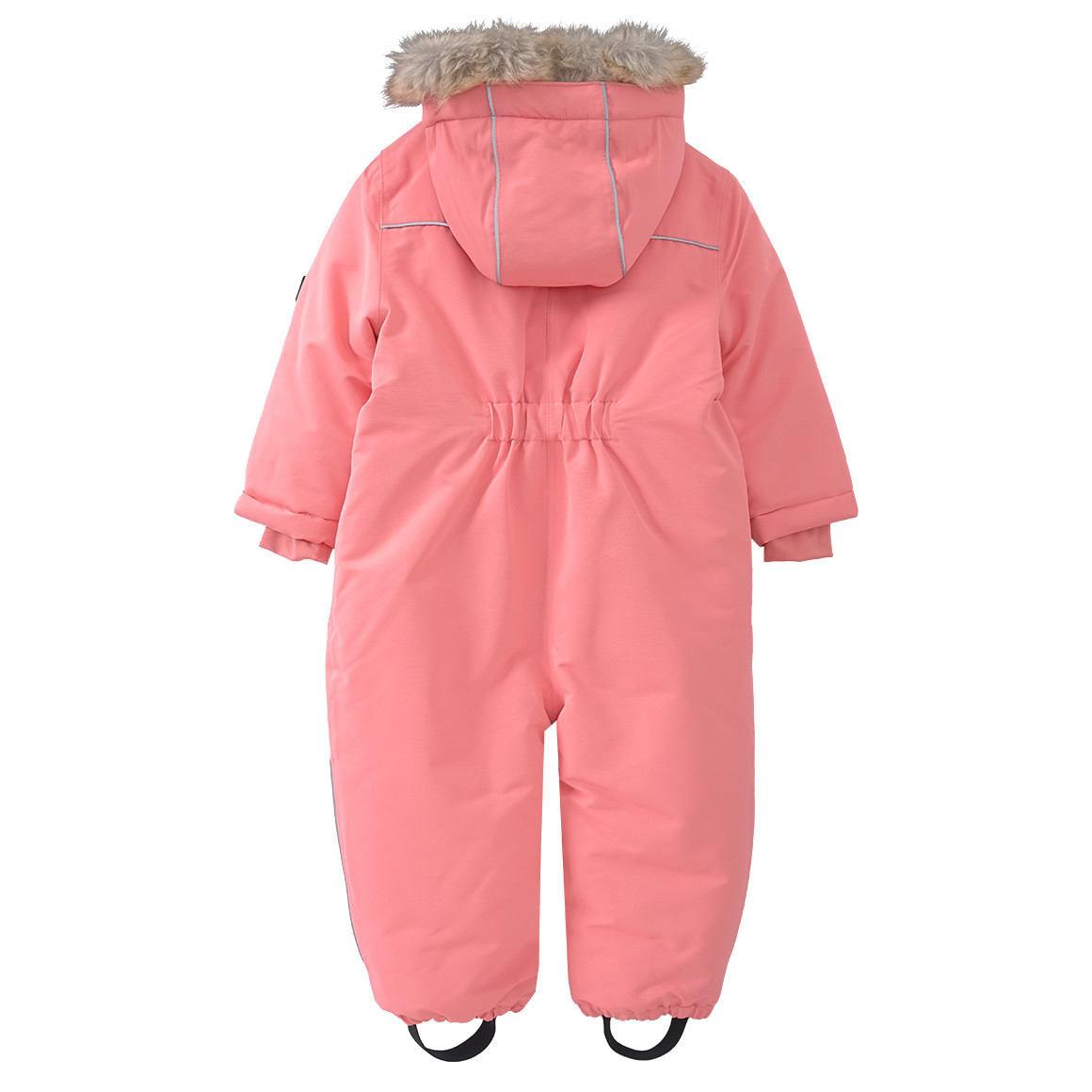 Baby Schneeoverall mit Fellimitat