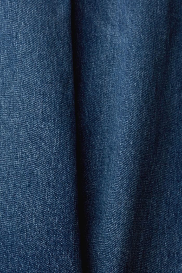 High-Rise-Stretchjeans mit geradem Bein