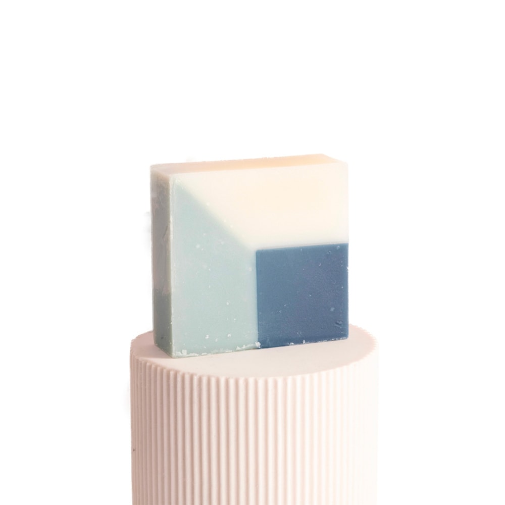 ciment FENÊTRE Savon surgras corps motif Fenêtre - Fragrance Fleur pommier Savon solide 100g