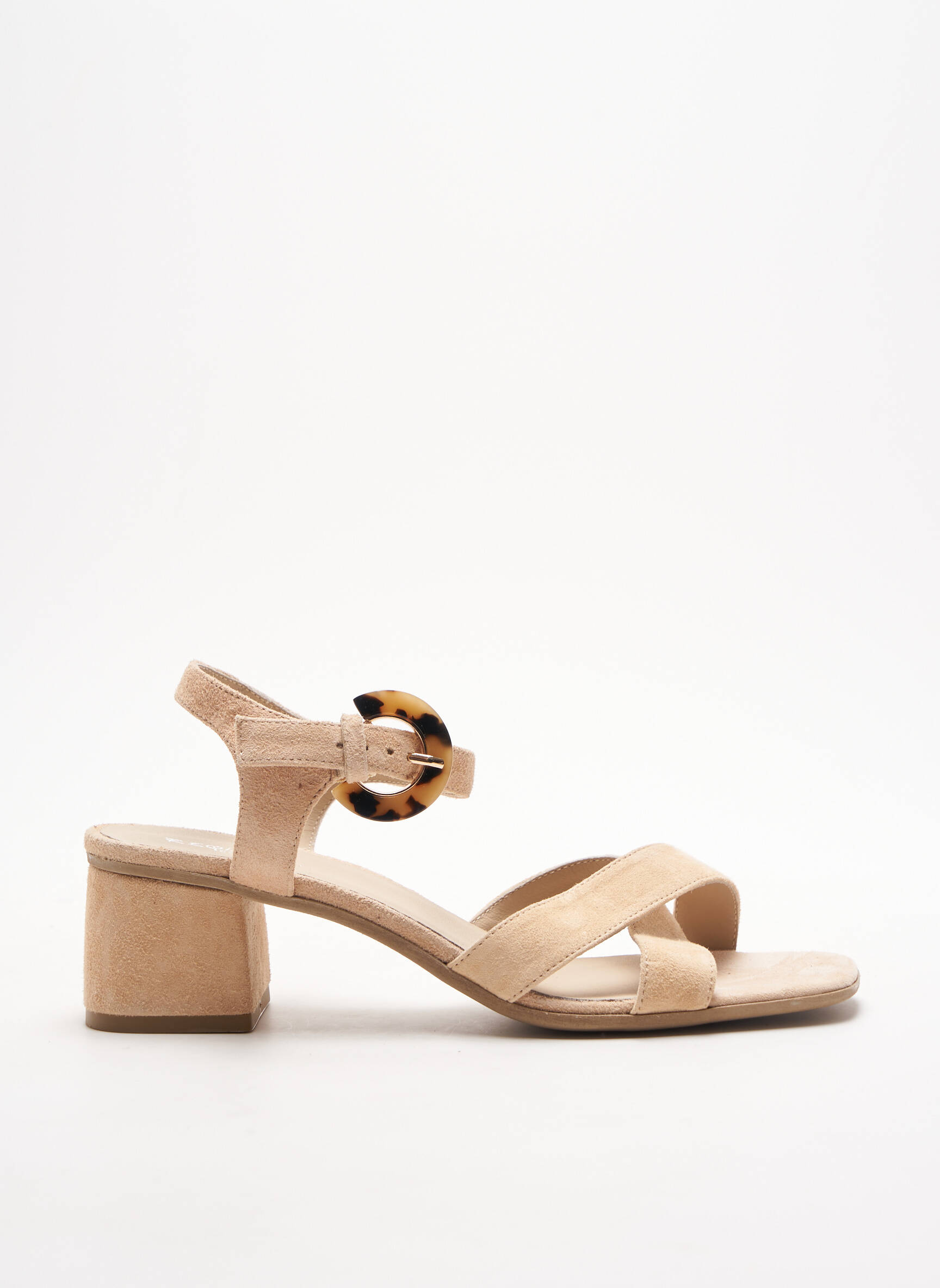 Reqins Sandales Nu Pieds Femme couleur beige