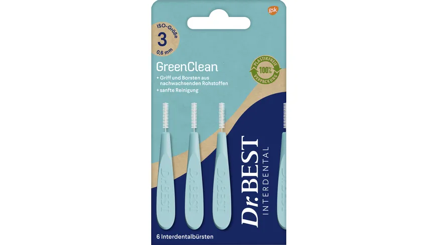 Dr.BEST Interdental GreenClean Size 3 0,6mm