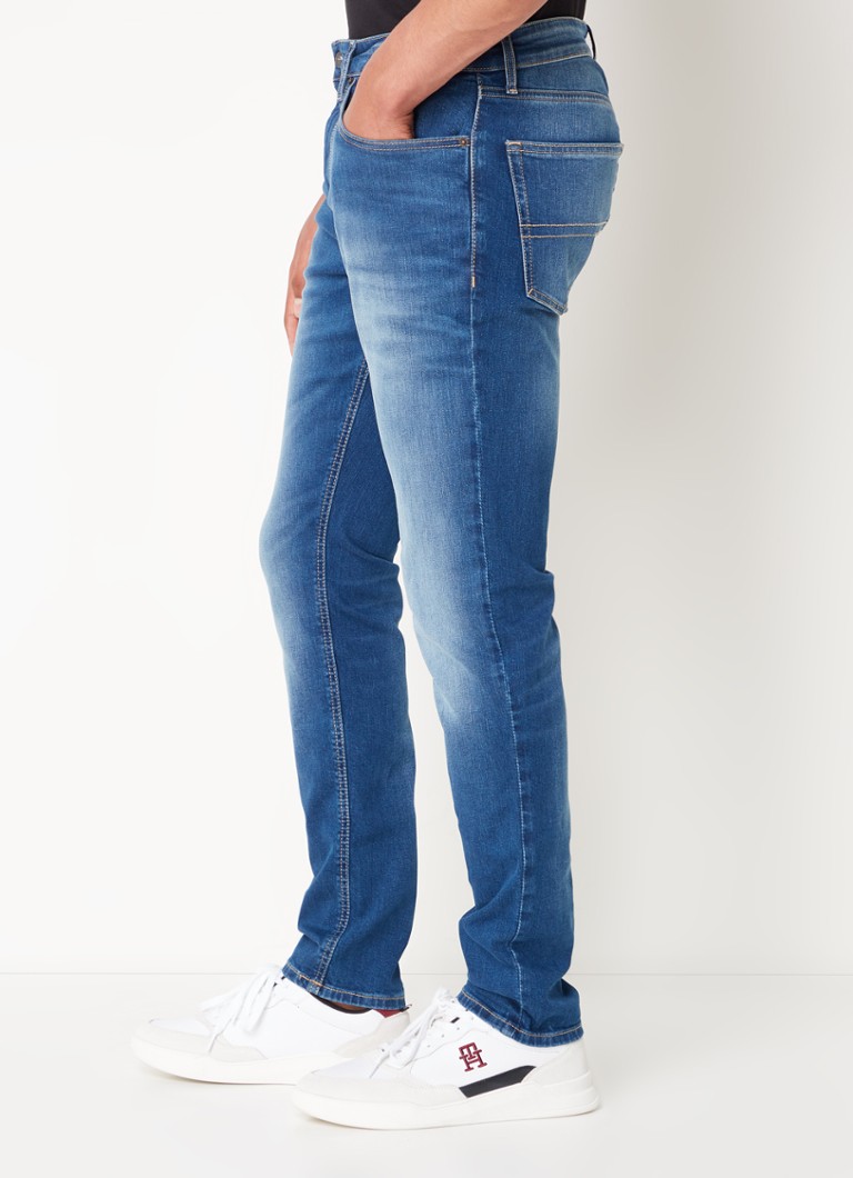 Jeansy Tommy Hilfiger Austin slim-fit, średnie wyblaknięcie