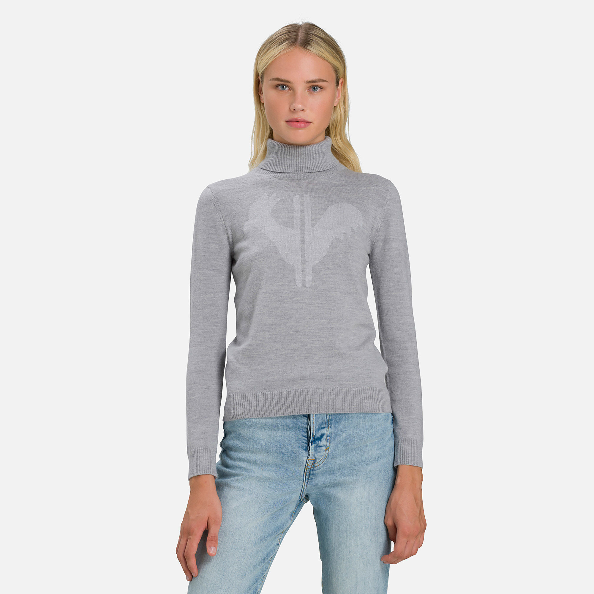 Pull à col roulé Classique Femme