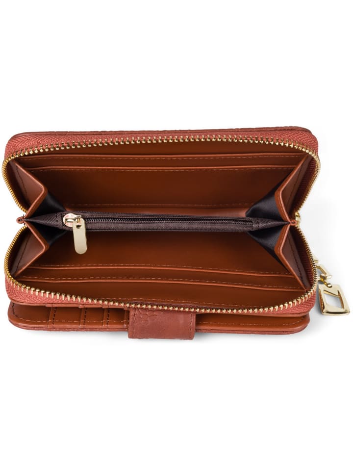 styleBREAKER Geldbörse in Cognac günstig kaufen onesize