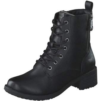 Mustang Schnürstiefelette in schwarz