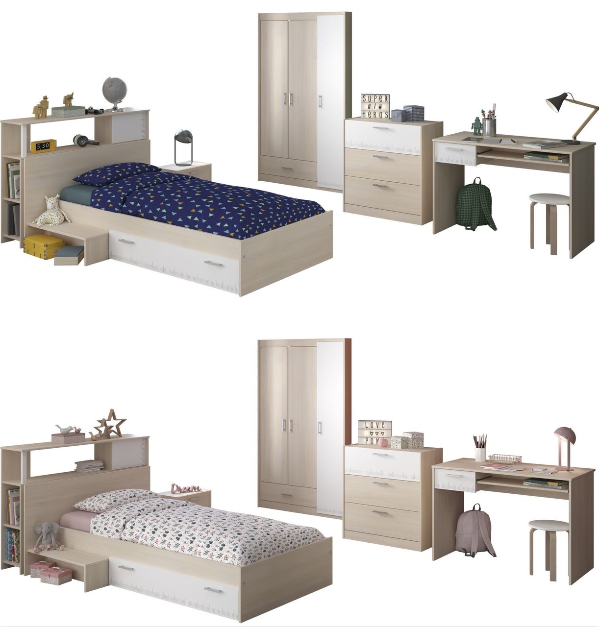 Parisot Kinderzimmer, 6-tlg., Charly 9