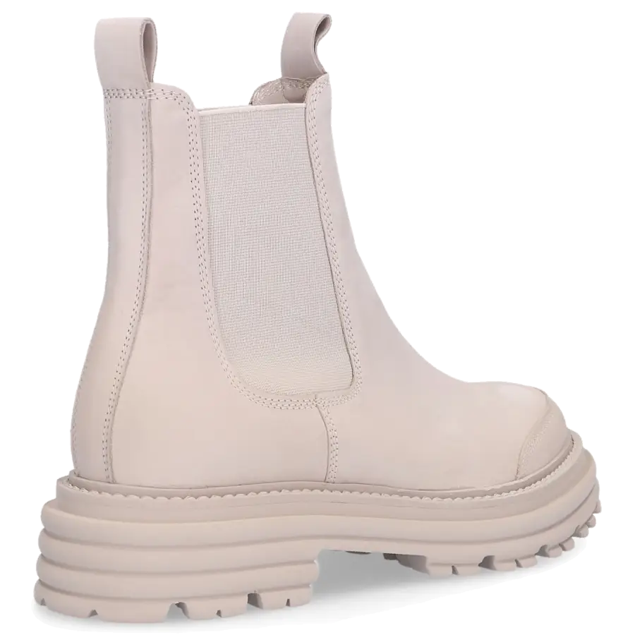 305 SOBE - Chelsea Boots ELAINE Nubukleder - grau