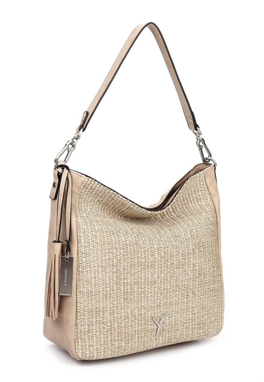 SINA JO Handtaschen beige BEUTEL M