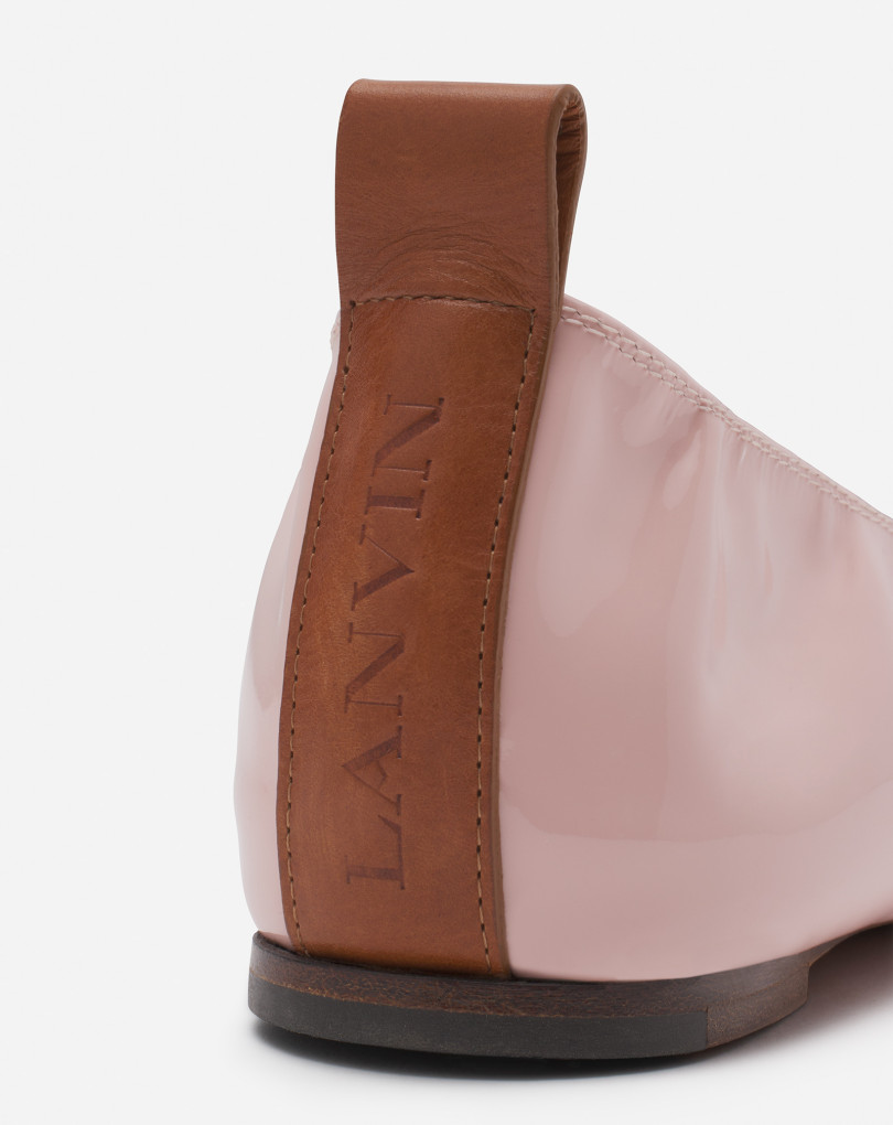 LA BALLERINE EN CUIR BRILLANT