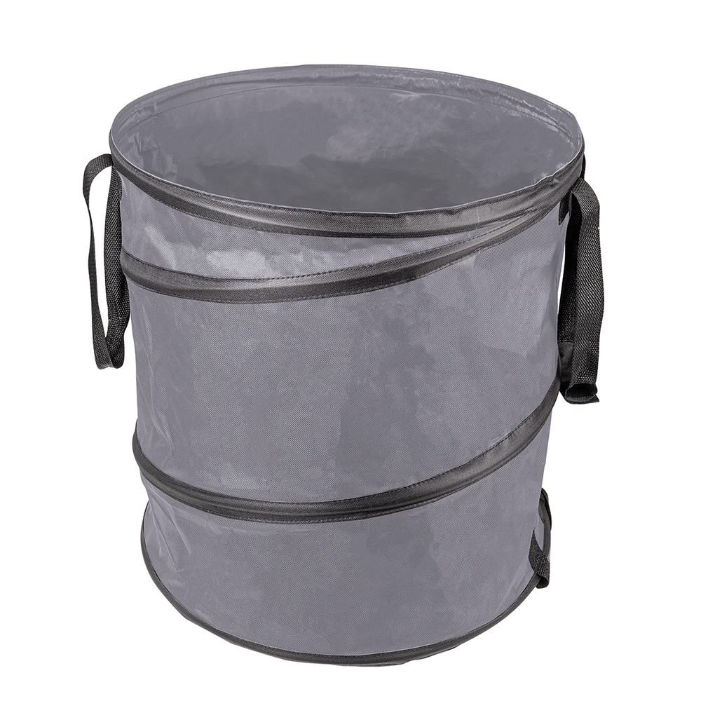 Powertec Garden Pop-Up Gartenabfallsäcke 2er-Set, Grau