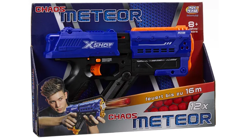 Müller - Toy Place - Ball Blaster Chaos Meteor inkl. 12 Bällen, 1 Stück, sortiert