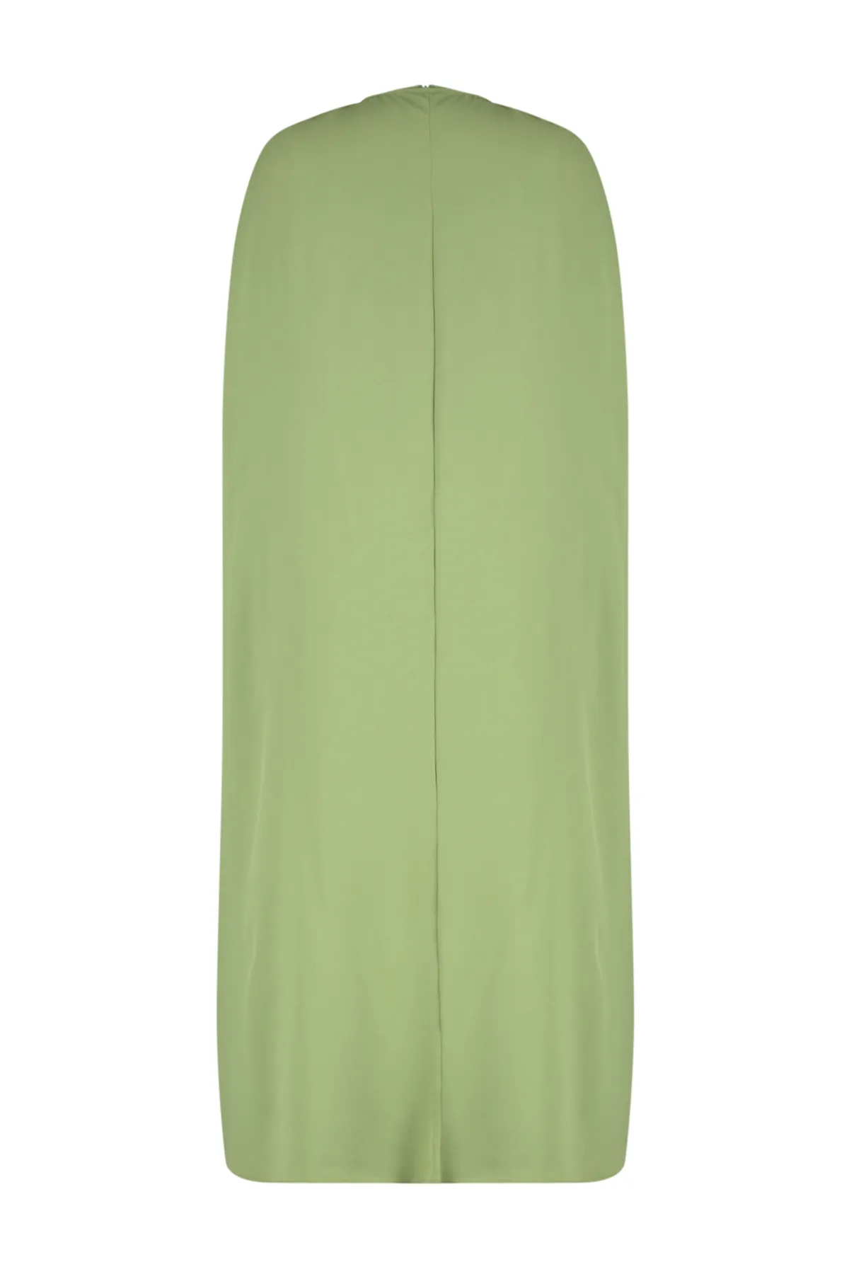 Trendyol Modest  Khakifarbenes gewebtes Kaftan-Abendkleid TCTSS24DB00000