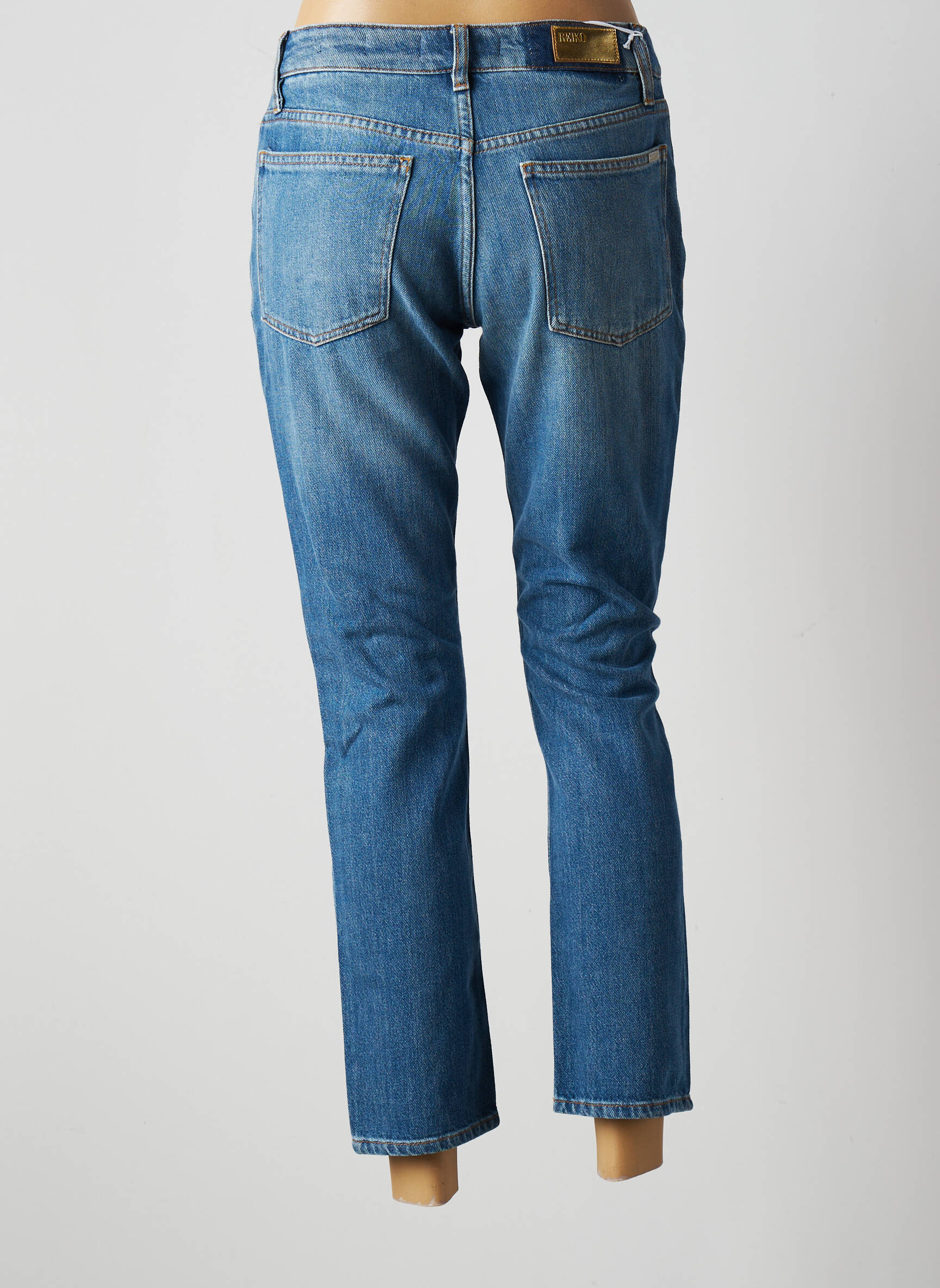 Reiko Jean Mom Femme couleur bleu