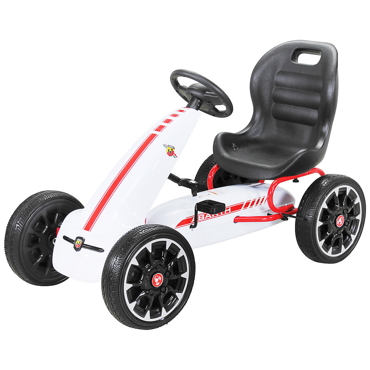 Kinder GoKart Abarth FS595 Lizenziert - Belastbarkeit 30 kg - Handbremse