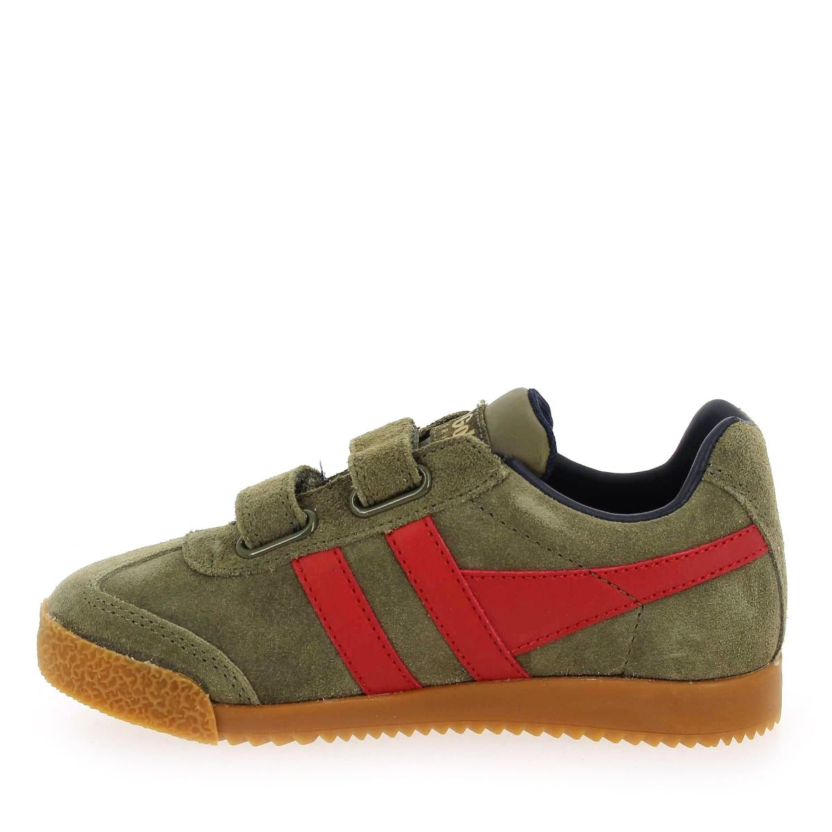 Gola  HARRIER VELCRO CKA192 - Kaki Rouge