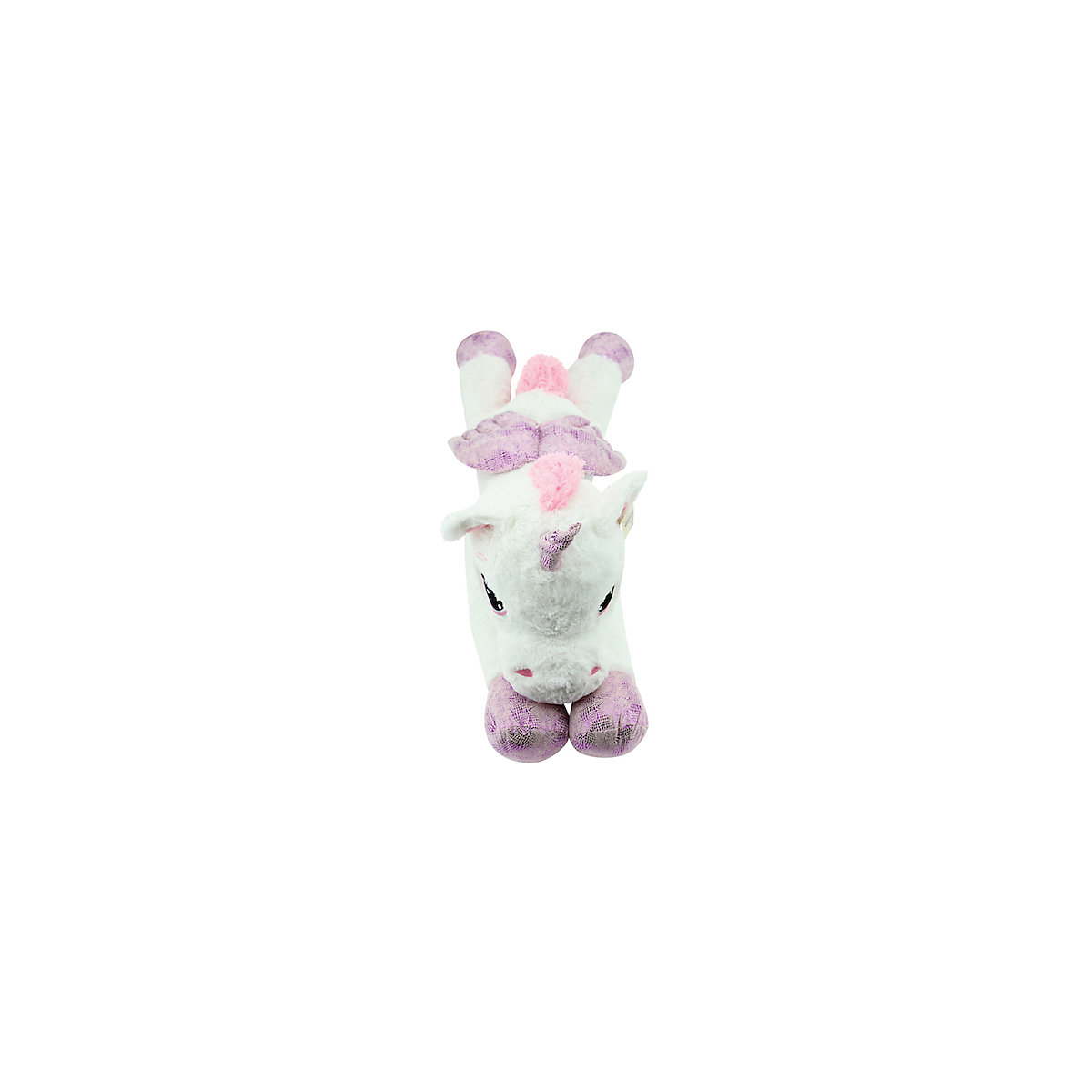 Sweety Toys 8056 XXL Einhorn Pegasus Plüschtier Kuscheltier 130 cm weiss
