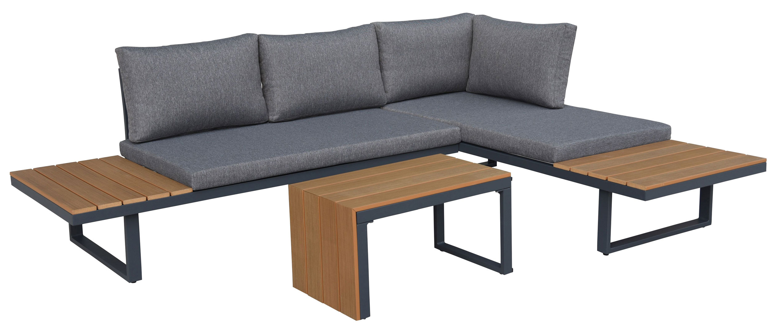 OUTDOORGartenlounge Alu/Polywood